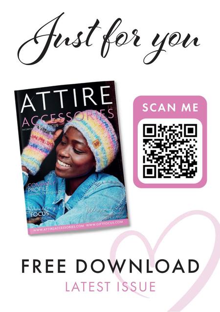 View a flyer to promote Attire Accessories magazine