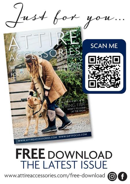 View a flyer to promote Attire Accessories magazine