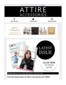 Attire Accessories magazine - December 2021 newsletter