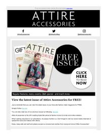Attire Accessories magazine - October 2022 newsletter