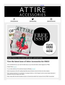 Attire Accessories magazine - January 2023 newsletter