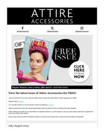 Attire Accessories magazine - August 2025 newsletter