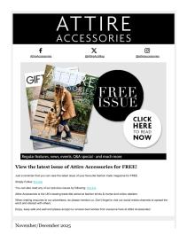 Attire Accessories magazine - November 2025 newsletter