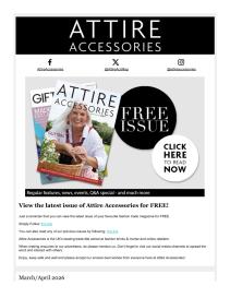 Attire Accessories magazine - April 2026 newsletter