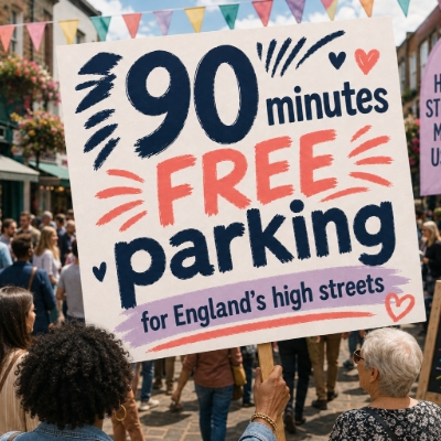 National Campaign Calls for 90 Minutes' Free Parking