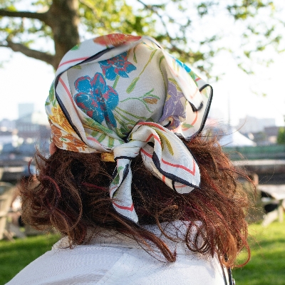 Bandanas are back as fashion’s latest hair accessory