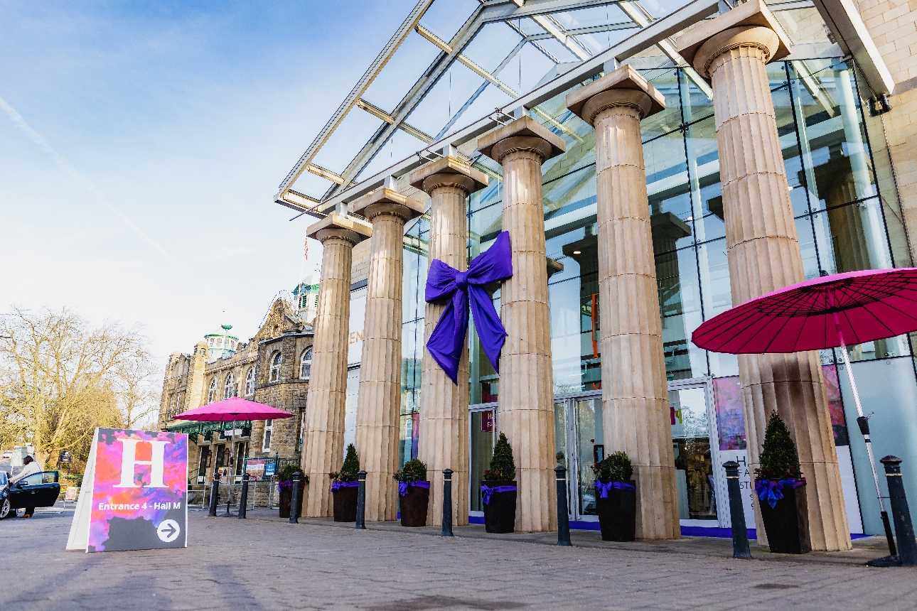 Harrogate Fashion Week hall entrance 