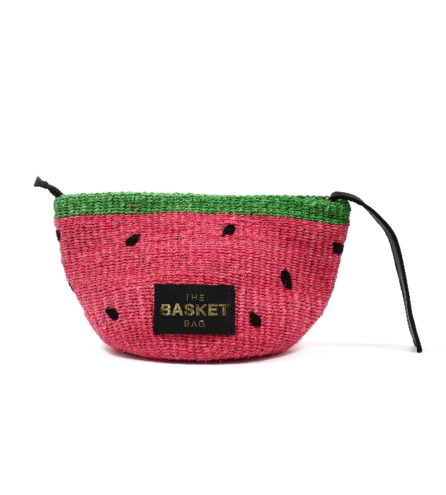 small watermelon style clutch bag 