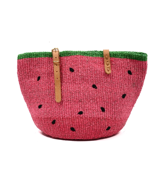 large watermelon style clutch