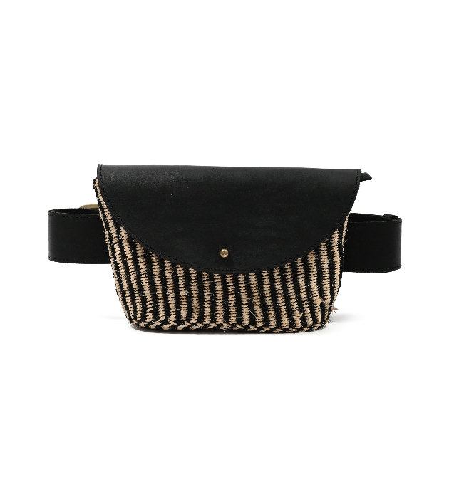 stripe belt bag 